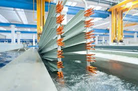 Anodizing process production workshop